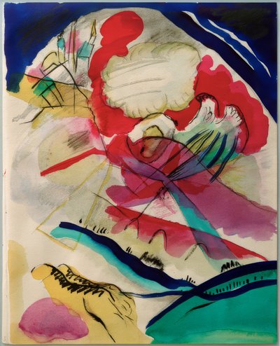 Crie imagens com linhas brancas de Wassily Kandinsky