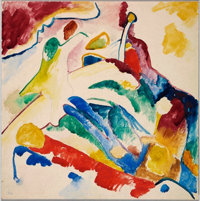 Estudo para «Composição II» de Wassily Kandinsky