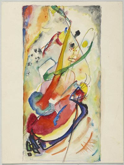 Design para um mural para Edwin R. Campbell No. 1 de Wassily Kandinsky