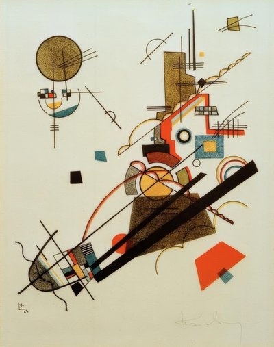 Escalada feliz de Wassily Kandinsky