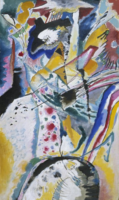 Grande estudo para um mural para Edwin R. Campbell (verão) de Wassily Kandinsky