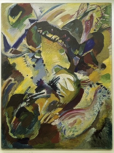 Outono (pintura 198). Quatro pratos para Edwin R. Campbell. 1914 de Wassily Kandinsky
