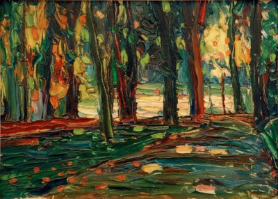 No parque de Saint Cloud de Wassily Kandinsky