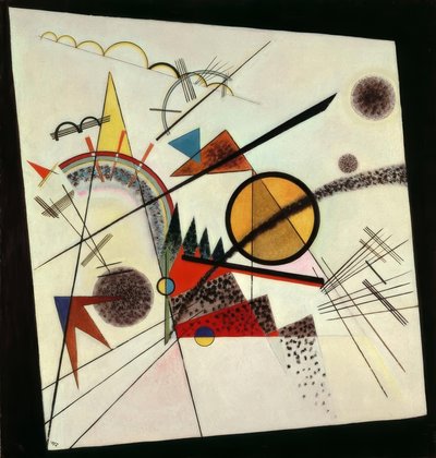 No quadrado preto de Wassily Kandinsky