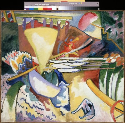 "Improvisação" Pintura de Vassily Kandinsky (ou Wassily Kandinski ou Kandinskij) de Wassily Kandinsky