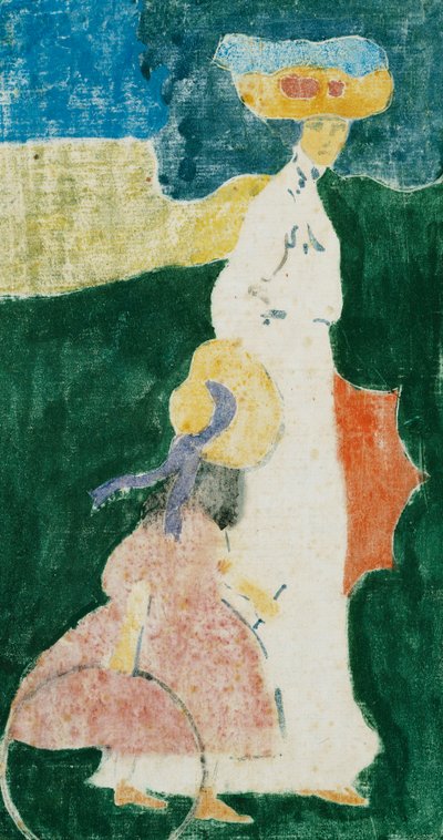 Na campainha; No verão de Wassily Kandinsky