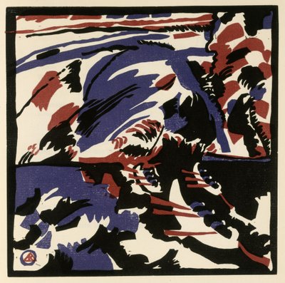 Kahnfahrt (Blatt 28 aus: "Klänge") de Wassily Kandinsky