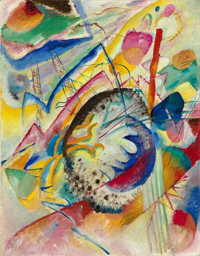 Kandinsky - Grande Estudo, 1914 de Wassily Kandinsky