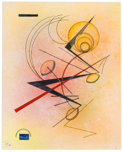 Pouco quente, 1928. de Wassily Kandinsky