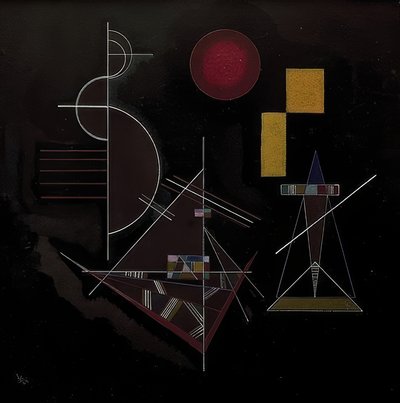 Fácil em difícil (leve em dois). 1929 de Wassily Kandinsky