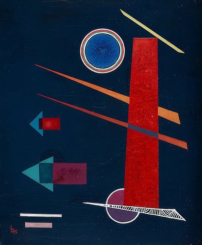 Vermelho poderoso 1928 de Wassily Kandinsky
