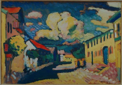Murnau - rua da vila de Wassily Kandinsky