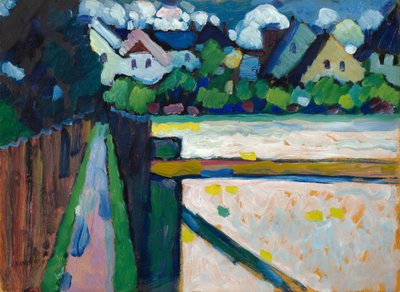 Murnau - trilha e casas de Wassily Kandinsky