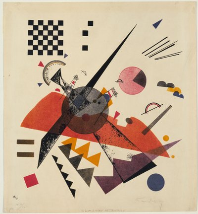 Laranja, 1923 de Wassily Kandinsky