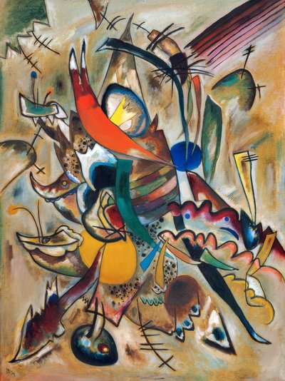Pintura com pontos de Wassily Kandinsky