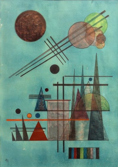 Alto e alto de Wassily Kandinsky