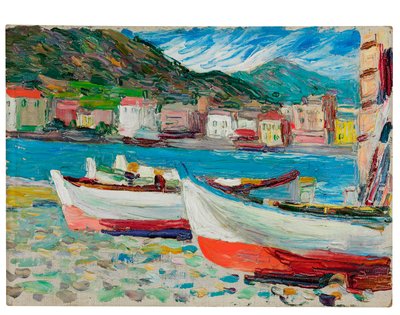 Rapallo, barcos de Wassily Kandinsky