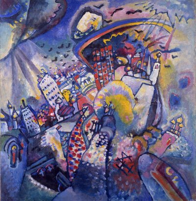 Praça Vermelha, 1916 de Wassily Kandinsky