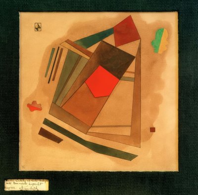 Vermelho na praça de Wassily Kandinsky