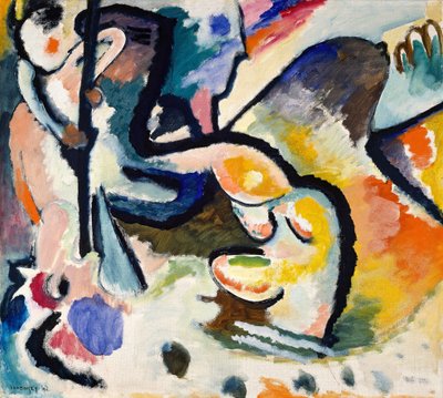 São Jorge III, 1911. de Wassily Kandinsky