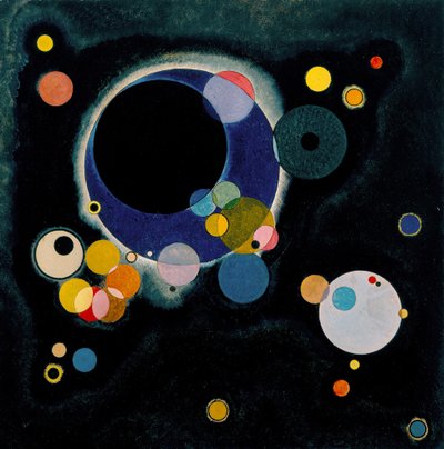 Vários círculos, 1926 de Wassily Kandinsky