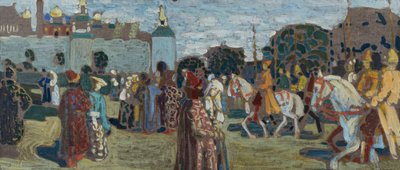Esboço para "Domingo (Russo antigo)". de Wassily Kandinsky