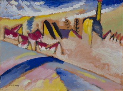 Estudo para "Inverno II" de Wassily Kandinsky