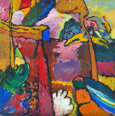 Estudo para Improvisação V de Wassily Kandinsky