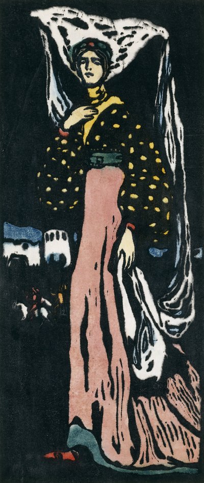 A noite - versão grande; A noite - versão grande de Wassily Kandinsky