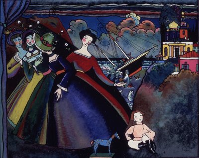 O navio de Wassily Kandinsky