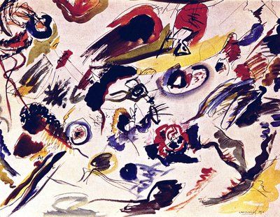 A primeira aguarela abstracta de Wassily Kandinsky