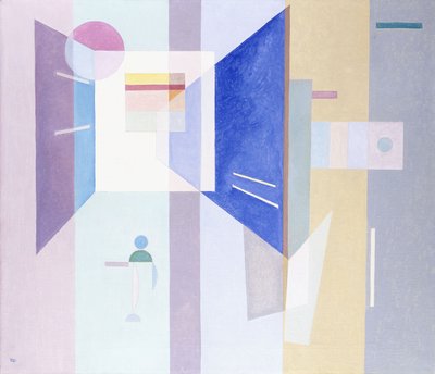 Para a direita - para a esquerda de Wassily Kandinsky
