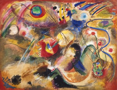 Imagem sem título (Dilúvio) de Wassily Kandinsky