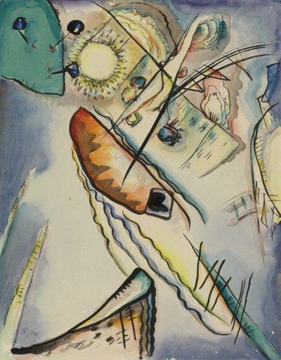 Sem título, 1916 de Wassily Kandinsky