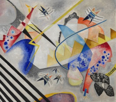 Centro branco. 1921 de Wassily Kandinsky