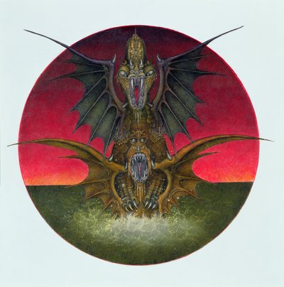 Acasalamento de dragões de Wayne Anderson