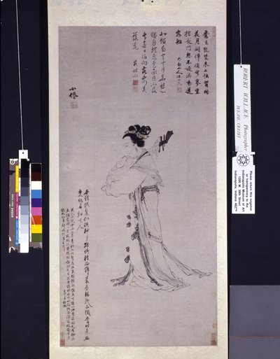 Senhora com um alaúde de Wei Wu