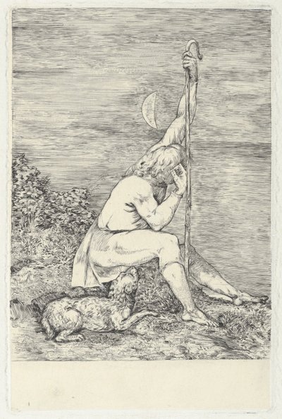 The Shepherd, 1828. de Welby Sherman