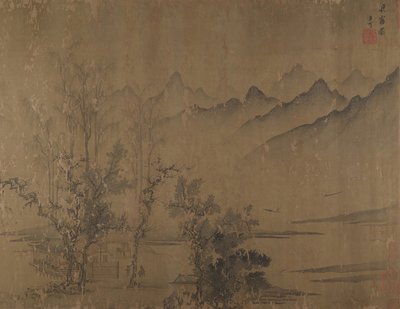 Rosy Sunset, século XVI. de Wen Tong
