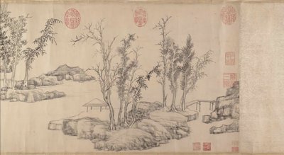 Retiro de verão no Bosque Oriental, datado de antes de 1515. de Wen Zhengming