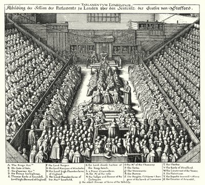 Julgamento de Thomas Wentworth de Wenceslaus (after) Hollar