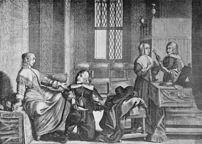 Uma Senhora Comprando Sapatos, c1650, 1903 de Wenceslaus Hollar