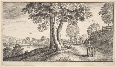 Albury, 1625-77. de Wenceslaus Hollar