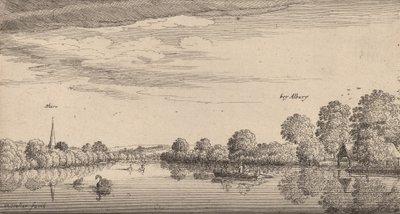 Albury, 1645. de Wenceslaus Hollar