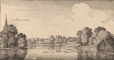 Albury, 1645. de Wenceslaus Hollar