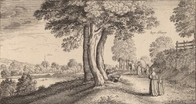 Albury, 1645. de Wenceslaus Hollar