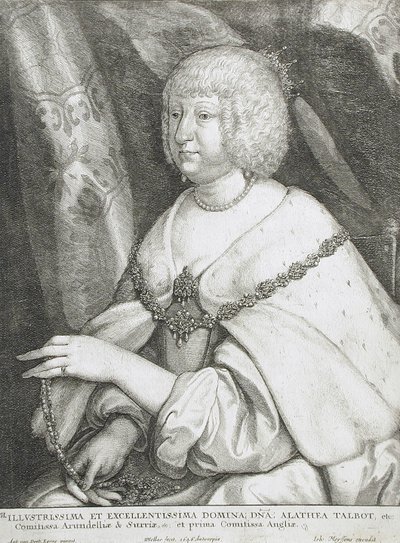 Althea Talbot, Lady Arundel de Wenceslaus Hollar