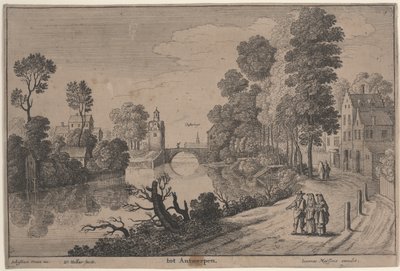 Antuérpia (gravura) de Wenceslaus Hollar