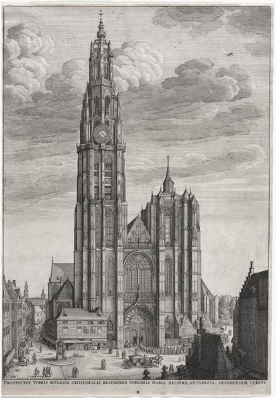 Catedral de Antuérpia de Wenceslaus Hollar