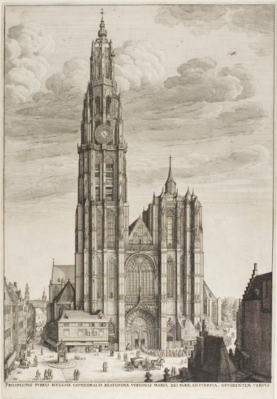 Catedral de Antuérpia de Wenceslaus Hollar